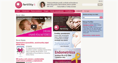 Desktop Screenshot of fertility.cz